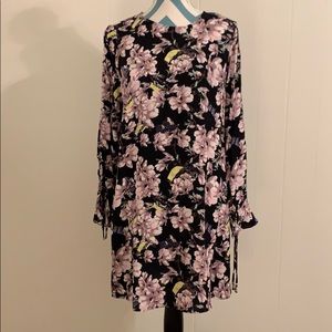 H&M long sleeve floral print dress